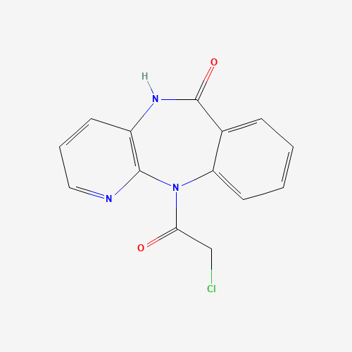 1-(2-Chloroacetyl)-5,11-dihydro-pyrido-[2,3-b][1,4]benzodiazepin-6-one (CAS: 28797-48-0) - Related Chemical Product