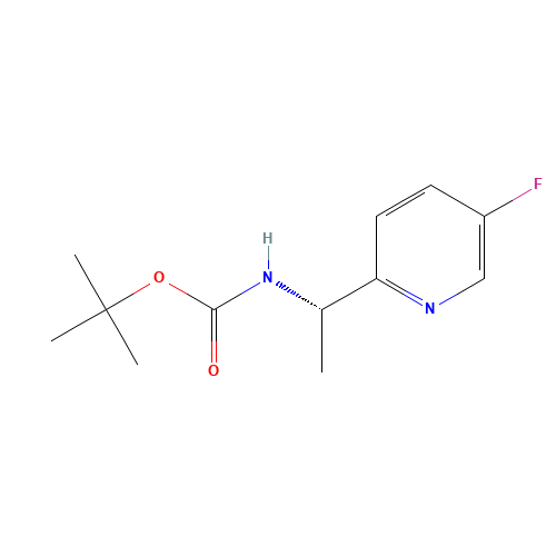 (S)-tert-Butyl 1-(5-fluoropyridin-2-yl)ethylcarbamate (CAS: 905587-16-8) - Related Chemical Product