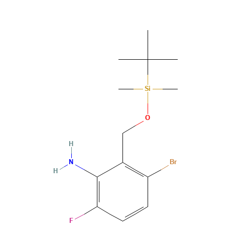 3-Bromo-2-((tert-butyldimethylsilyloxy)-methyl)-6-fluoroaniline (CAS: 1227958-00-0) - Related Chemical Product