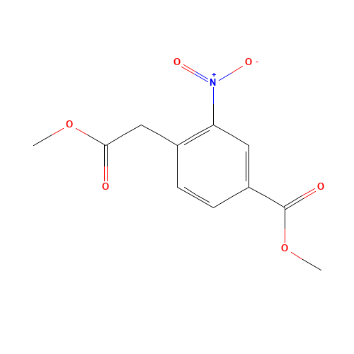 Methyl 4-(2-methoxy-2-oxoethyl)-3-nitrobenzoate (CAS: 334952-07-7) - Related Chemical Product