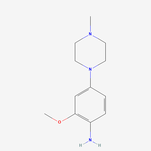 2-Methoxy-4-(4-methylpiperazin-1-yl)aniline (CAS: 122833-04-9) - Related Chemical Product