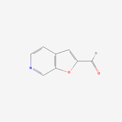 Furo[2,3-c]pyridine-2-carbaldehyde (CAS: 112372-06-2) - Chemical Structure and Molecular Formula 