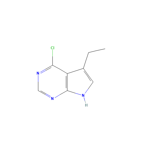 4-Chloro-5-ethyl-7H-pyrrolo[2,3-d]pyrimidine (CAS: 1004992-44-2) - Related Chemical Product