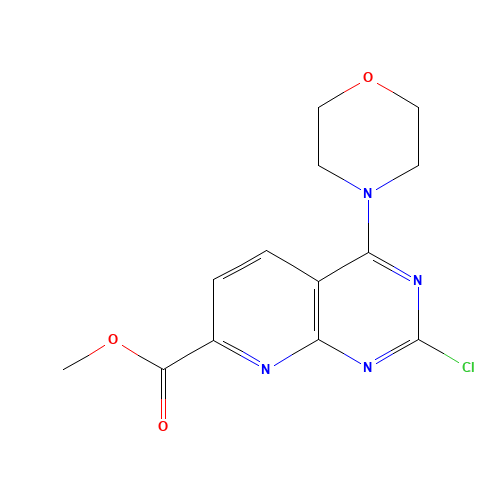 Methyl 2-chloro-4-morpholinopyrido-[2,3-d]pyrimidine-7-carboxylate (CAS: 1227958-54-4) - Related Chemical Product