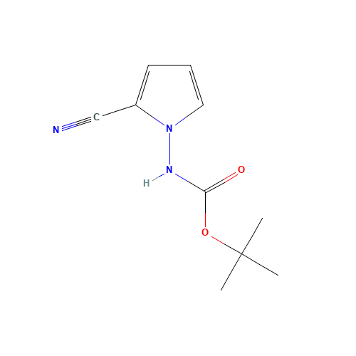 tert-Butyl 2-cyano-1H-pyrrol-1-ylcarbamate (CAS: 937046-96-3) - Related Chemical Product