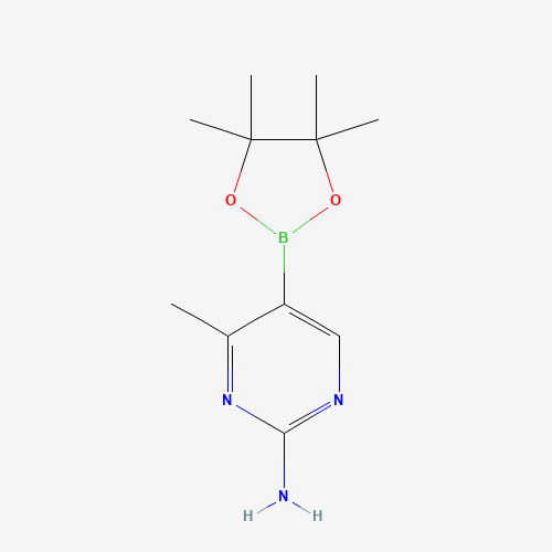 4-Methyl-5-(4,4,5,5-tetramethyl-1,3,2-dioxaborolan-2-yl)pyrimidin-2-amine (CAS: 944401-55-2) - Related Chemical Product