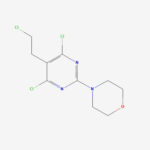 4-(4,6-Dichloro-5-(2-chloroethyl)-pyrimidin-2-yl)morpholine (CAS: 1007206-27-0) - Related Chemical Product