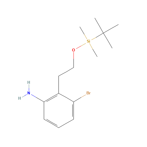 Benzenamine, 3-bromo-2-[2-[[(1,1-dimethylethyl)-dimethylsilyl]oxy]ethyl]- (CAS: 1227958-06-6) - Related Chemical Product