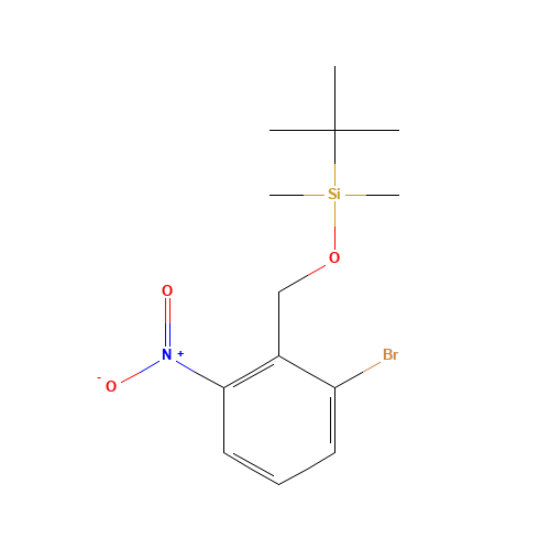 (2-Bromo-6-nitrobenzyloxy)(tert-butyl)dimethylsilane (CAS: 1147531-02-9) - Related Chemical Product