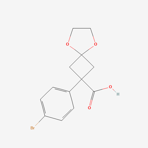 2-(4-Bromophenyl)-5,8-dioxaspiro-[3.4]octane-2-carboxylic acid (CAS: 1199586-87-2) - Related Chemical Product