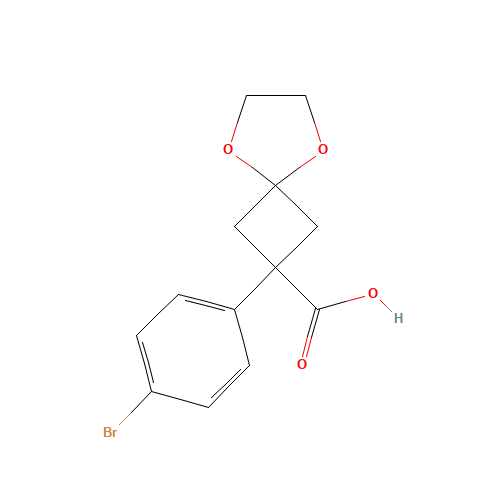 2-(4-Bromophenyl)-5,8-dioxaspiro-[3.4]octane-2-carboxylic acid (CAS: 1199586-87-2) - Related Chemical Product