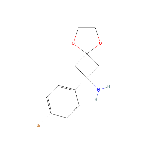 2-(4-Bromophenyl)-5,8-dioxaspiro[3.4]octan-2-amine (CAS: 1199556-85-8) - Related Chemical Product