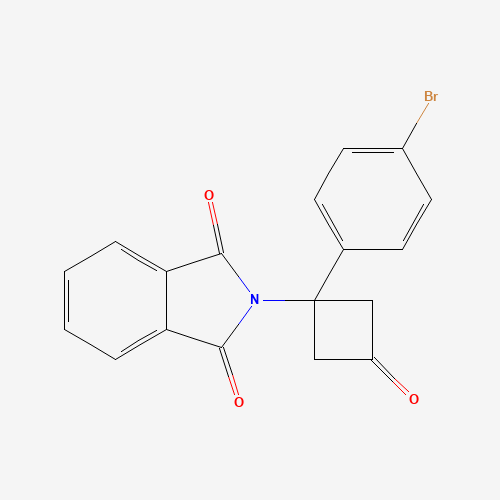 2-(1-(4-Bromophenyl)-3-oxocyclobutyl)-isoindoline-1,3-dione (CAS: 1199556-87-0) - Related Chemical Product