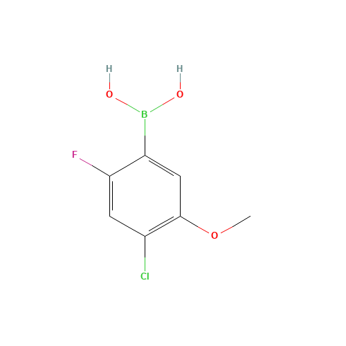 (4-Chloro-2-fluoro-5-methoxyphenyl)boronic acid (CAS: 153122-60-2) - Related Chemical Product