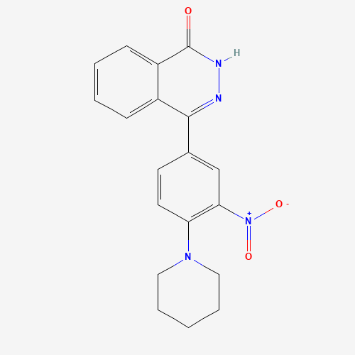 4-[3-Nitro-4-(piperidin-1-yl)phenyl]-1,2-dihydrophthalazin-1-one (CAS: 218144-45-7) - Related Chemical Product