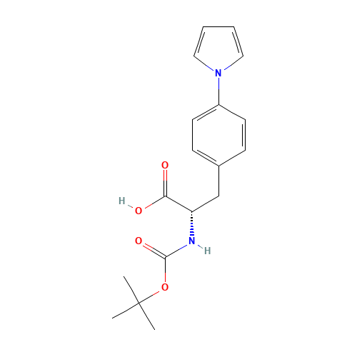 N-{[(2-Methyl-2-propanyl)oxy]carbonyl}-4-(1H-pyrrol-1-yl)-L-phenylalanine (CAS: 312619-46-8) - Related Chemical Product