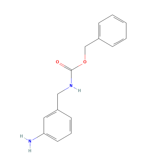 3-N-Cbz-Aminomethylaniline (CAS: 374554-26-4) - Chemical Structure and Molecular Formula 