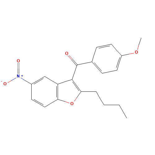 (2-butyl-5-nitro-benzofuran-3-yl)-(4-methoxyphenyl)methanone (CAS: 141627-42-1) - Related Chemical Product