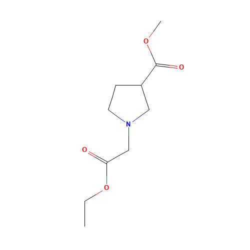 methyl 1-(2-ethoxy-2-oxoethyl)pyrrolidine-3-carboxylate (CAS: 142483-57-6) - Related Chemical Product
