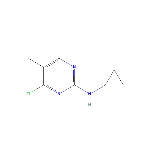 4-Chloro-N-cyclopropyl-5-methyl-2-pyrimidinamine (CAS: 1289385-24-5) - Related Chemical Product