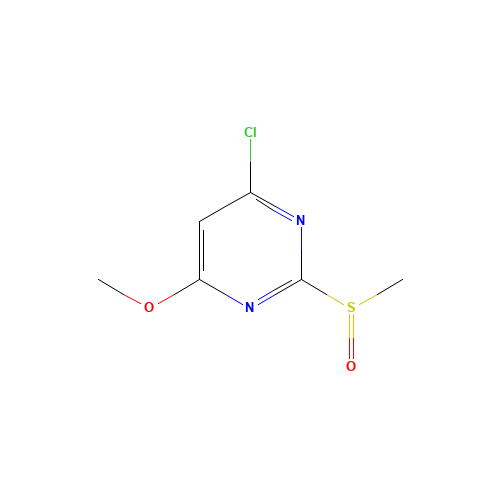 4-Chloro-6-methoxy-2-(methylsulfinyl)pyrimidine (CAS: 1289385-30-3) - Related Chemical Product