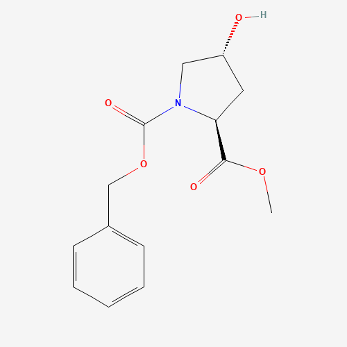1-Benzyl 2-methyl (2S,4R)-4-hydroxy-1,2-pyrrolidinedicarboxylate (CAS: 64187-48-0) - Related Chemical Product