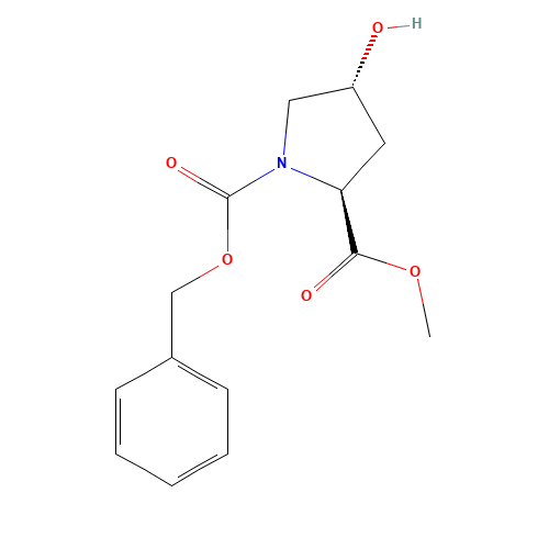 1-Benzyl 2-methyl (2S,4R)-4-hydroxy-1,2-pyrrolidinedicarboxylate (CAS: 64187-48-0) - Related Chemical Product