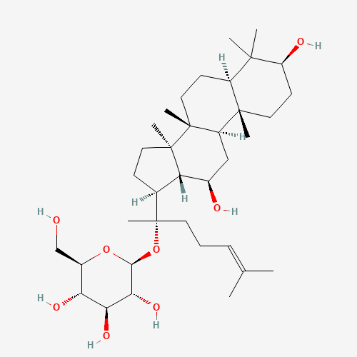 (3b,12b)-3,12-Dihydroxydammar-24-en-20-yl b-D-glucopyranoside (CAS: 39262-14-1) - Related Chemical Product