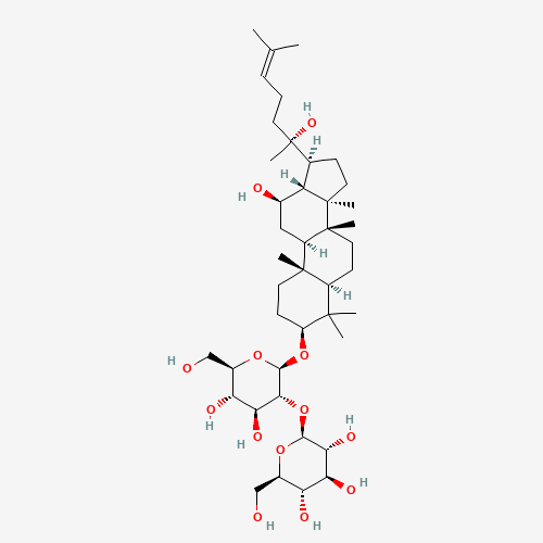 (5ξ,8ξ,9ξ,12a,14b,20R)-12,20-Dihydroxylanost-24-en-3-yl 2-O-b-D-glucopyranosyl-b-D-glucopyranoside (CAS: 38243-03-7) - Related Chemical Product