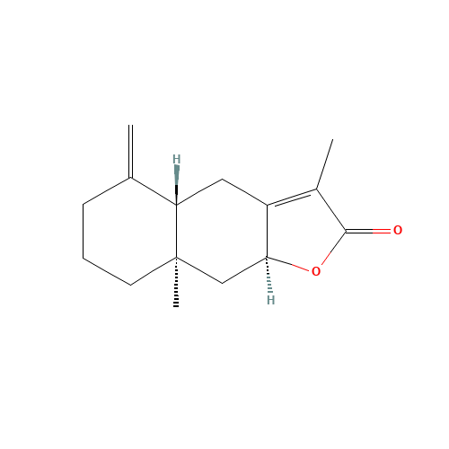 (4aS,8aR,9aS)-3,8a-Dimethyl-4-methylene-4a,5,6,7,8,8a,9,9a-octahydronaphtho[2,3-b]furan-2(4H)-one (CAS: 73069-14-4) - Related Chemical Product