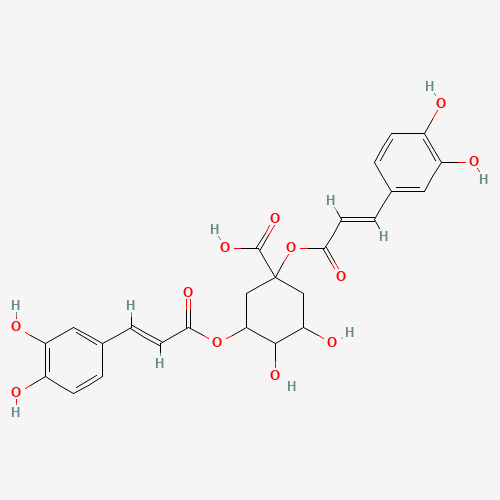 1,3-Bis{[(2E)-3-(3,4-dihydroxyphenyl)-2-propenoyl]oxy}-4,5-dihydroxycyclohexanecarboxylic acid (CAS: 1884-24-8) - Related Chemical Product