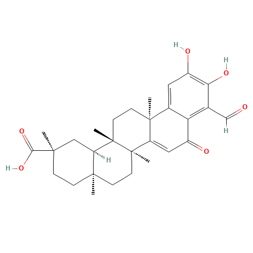 Demethylzeylasteral (CAS: 107316-88-1) - Chemical Structure and Molecular Formula 