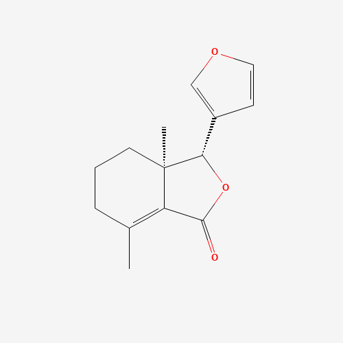 (3R,3aR)-3-(3-Furyl)-3a,7-dimethyl-3a,4,5,6-tetrahydro-2-benzofuran-1(3H)-one (CAS: 28808-62-0) - Related Chemical Product