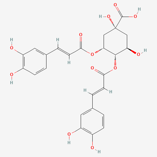(1R,3R,4S,5R)-3,4-Bis{[(2E)-3-(3,4-dihydroxyphenyl)-2-propenoyl]oxy}-1,5-dihydroxycyclohexanecarboxylic acid (CAS: 32451-88-0) - Related Chemical Product