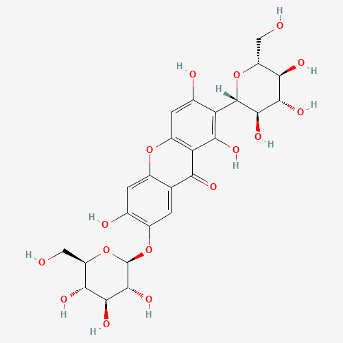 (1S)-1,5-Anhydro-1-[7-(b-D-glucopyranosyloxy)-1,3,6-trihydroxy-9-oxo-9H-xanthen-2-yl]-D-glucitol (CAS: 64809-67-2) - Related Chemical Product