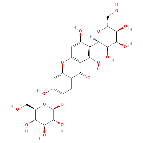 (1S)-1,5-Anhydro-1-[7-(b-D-glucopyranosyloxy)-1,3,6-trihydroxy-9-oxo-9H-xanthen-2-yl]-D-glucitol (CAS: 64809-67-2) - Related Chemical Product