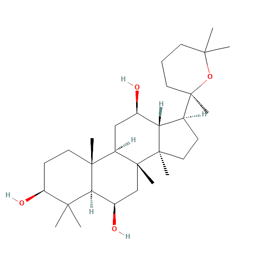 20,25-Epoxydammarane-3,6,12-triol (CAS: 32791-84-7) - Related Chemical Product