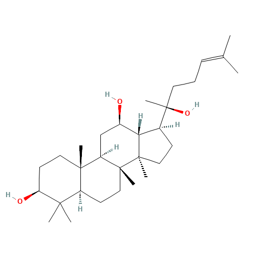 (3b,12b)-Dammar-24-ene-3,12,20-triol (CAS: 30636-90-9) - Related Chemical Product