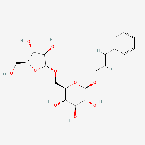 (2E)-3-Phenyl-2-propen-1-yl 6-O-a-L-arabinofuranosyl-b-D-glucopyranoside (CAS: 84954-93-8) - Related Chemical Product