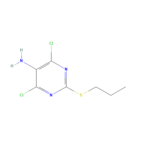 4,6-Dichloro-2-(propylsulfanyl)-5-pyrimidinamine (CAS: 145783-15-9) - Related Chemical Product