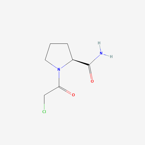 1-(Chloroacetyl)-L-prolinamide (CAS: 214398-99-9) - Chemical Structure and Molecular Formula 