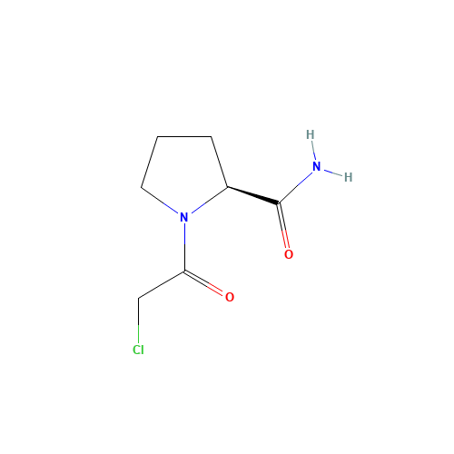 1-(Chloroacetyl)-L-prolinamide (CAS: 214398-99-9) - Chemical Structure and Molecular Formula 