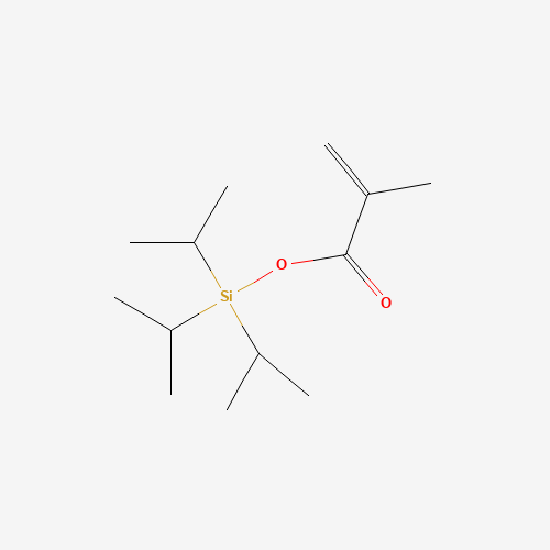 triisopropylsilyl Methacrylate (CAS: 134652-60-1) - Chemical Structure and Molecular Formula 