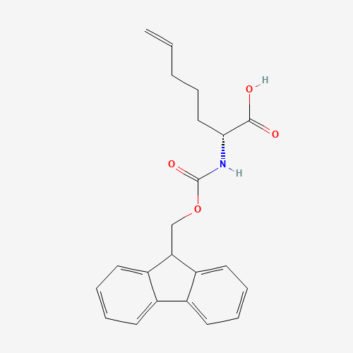 (2R)-2-{[(9H-Fluoren-9-ylmethoxy)carbonyl]amino}-6-heptenoic acid (CAS: 1093645-21-6) - Related Chemical Product