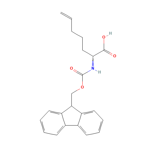 (2R)-2-{[(9H-Fluoren-9-ylmethoxy)carbonyl]amino}-6-heptenoic acid (CAS: 1093645-21-6) - Related Chemical Product