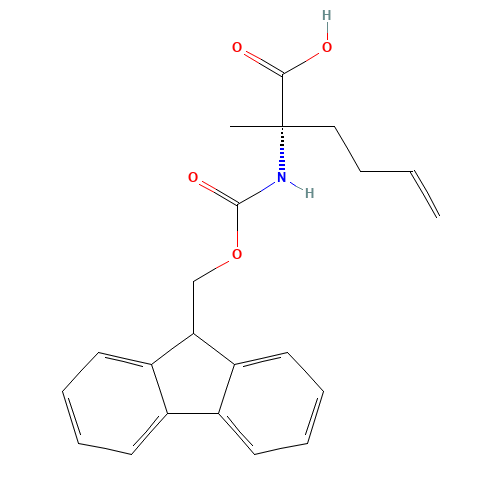 (S)-N-Fmoc-2-(3'-butenyl)alanine (CAS: 288617-72-1) - Related Chemical Product