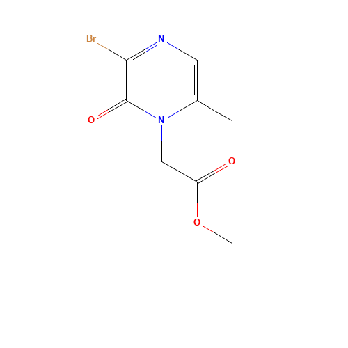 Ethyl (3-bromo-6-methyl-2-oxo-1(2H)-pyrazinyl)acetate (CAS: 221136-66-9) - Related Chemical Product