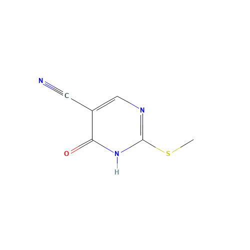 2-(Methylsulfanyl)-6-oxo-1,6-dihydro-5-pyrimidinecarbonitrile (CAS: 89487-99-0) - Related Chemical Product
