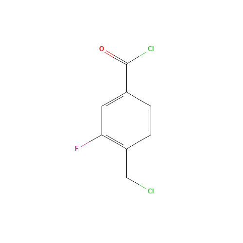 Benzoyl chloride, 4-(chloromethyl)-3-fluoro- (9CI) (CAS: 200418-17-3) - Related Chemical Product