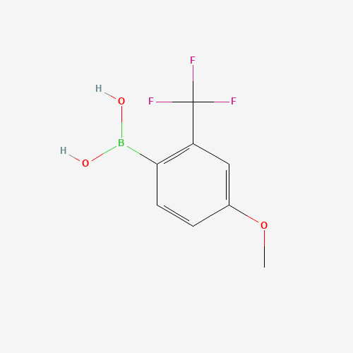 [4-Methoxy-2-(trifluoromethyl)phenyl]boronic acid (CAS: 313546-16-6) - Related Chemical Product